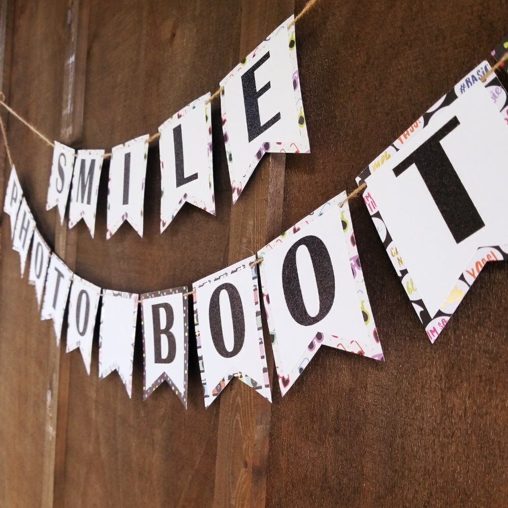 BANNER SET | Photo Booth Ideas, Polaroid Photo Album, Wedding Photo Booth